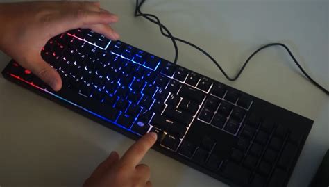 gamdias changing keyboard light color